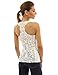 PattyBoutik Women's Crochet Lace Racerback Tank Top