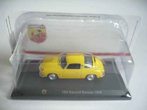 Imagen 5 de Fiat Abarth 750 Record Monza, amarillo , 1958, Modelo de Auto, modello completo, SpecialC.-47 1:43
