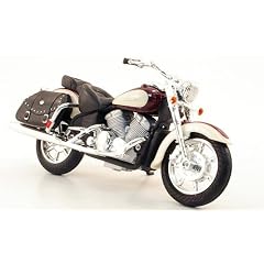 Yamaha Royal Star Tour Classic, dkl.-rot/weiss, Modellauto, Fertigmodell, Yat Ming 1:18