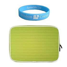 Dell Adamo 13 inch Netbook Green Sleeve + Wristband