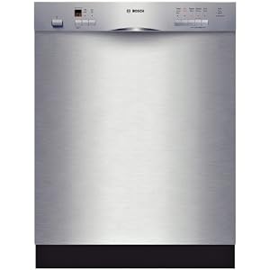 Bosch : SHE55M15UC 24in Evolution 500 Series Full Console Dishwasher - Stainless Steel by Bosch