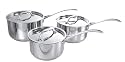 3 PIECE BUCKINGHAM STAINLESS STEEL SAUCEPAN SET