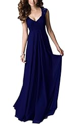 V-neck Belted Lace Vintage Halter Sleeveless Scoop Neck General Print Evening Dress/Bridesmaid Dress/Wedding Party Dress/Maxi Dress 