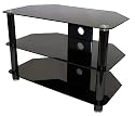 S&C ZIN322125/BKI Up To 37" LCD Black 3 Tier Stand