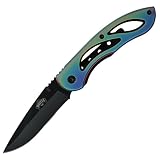 Best sale price for Master Tactical Folding Knife Rainbow. Free Shipping.