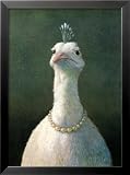 Fowl With Pearls Framed Art Poster Print by Michael Sowa, 19x25