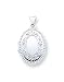 14k White Gold Locket