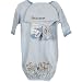 Vitamins Baby Preemie Boys 4pc Little Sport Gown Set, 0-5 lbs