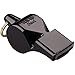 Fox 40 Pearl Sports and Safety Loud Marine Whistle, Black (2 Pack)