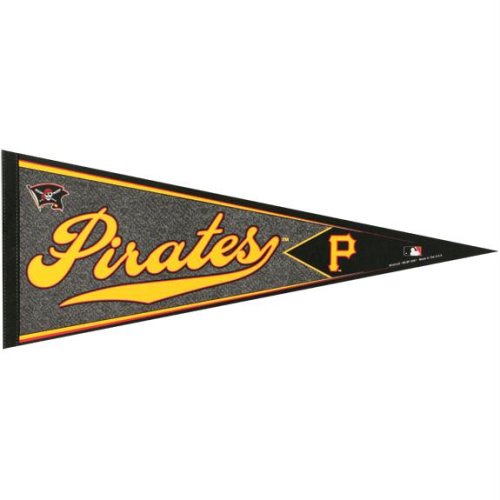 Pittsburgh Pirates - Logo Collage 12X30 Pennant MLB Pro Baseball