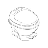 RV Toilet Aqua Magic V - Low Profile with Foot Flush