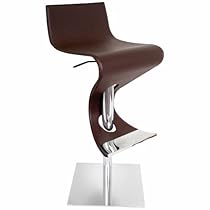 Hot Sale LumiSource BS-VIVA COF Viva Bar Stool, Brown