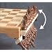 HoldenArt Magnetic Bamboo Chess Set w/ Hinging Shelves