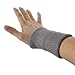 GOGO Thick Solid Color Pro Wrist Sweatband - Black