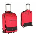 Ferrari Red Rolling Luggage 2 Day Bag