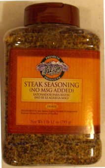 Farmer Brothers Steak Seasoning with no MSG 1lb 12 oz Large Restaurant Food Service Size... by Farmer Brothers
