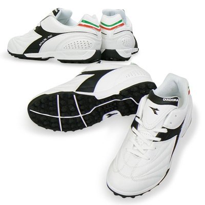 ディアドラ（diadora） BRASIL RIO TF JR J　ホワイト×ブラック　ディアドラ トレーニングシューズ
