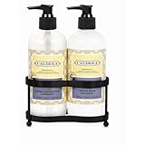 Caldrea Petite Sink Set, Lavender Pine, 11 Ounce    2-Piece Set - Black