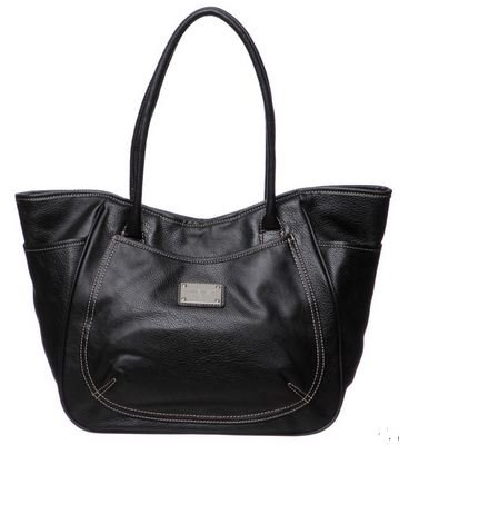 Nine West Continental Tote, Large Shopper, Light Pebble PVC