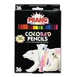Prang 22360 - Colored Woodcase Pencils, 3.3 mm, 36 Assorted Colors/Set-DIX22360