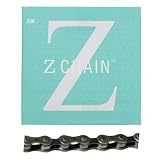 KMC Z50 Bicycle Chain (6-7-Speed, 1/2 x 3/32-Inch, 116L, Dark Silver/Brown)