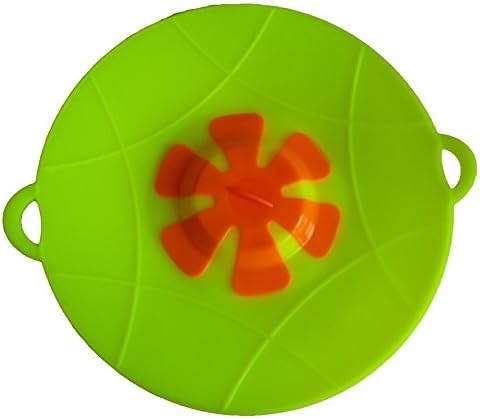 Silicone Pan Stew Pot Stockpot Lid Professional Cookware Kitchen Utensils Easy Multi Universal Large Stewpot Lids for Steam Cooking Pots and Pans Casserole Cover Curing Top Size 11.4" inch 29cm Yellow Lime