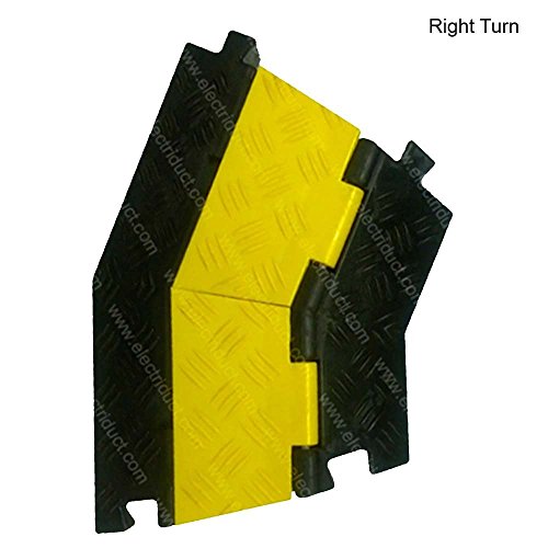 Right 45 Degree Turn for Dual Channel Cable Protector