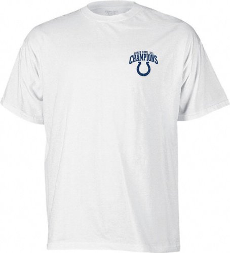 Buy Indianapolis Colts Super Bowl XLI Champions Dream Supreme Embroidered T-Shirt