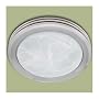 Hunter 90053 Saturn Decorative Brushed-Nickel Bathroom Fan with Light