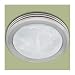 Hunter Bathroom Fan w/ Light: Saturn Brushed Nickel Model # 90053