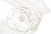 Baby Girl Boutique Floral Headband * White for Christening, Communion, Blessings for Babies and Girls * Curly Feathers * Wide Stretch Lace Band * Photo Prop * Formal Dressy Wear