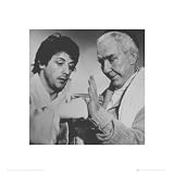 Rocky - Rocky Balboa & Mickey Poster Kunstdruck (40 x 40cm)