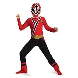 BOYS CLASSIC RED POWER RANGER SAMURAI CO