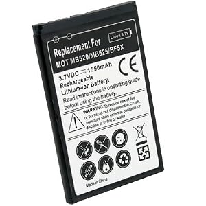 1550mah High Capacity BF5X Battery For Motorola Defy
