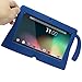 WOVTE 7 Inch Silicone Rubber Gel Soft Skin Case Cover for 7 A13 Dual Core Q88 Tablet - Deep Blue