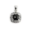 Silver Stone Pendants, Size: 16mm (0.6 inch)