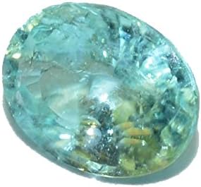 Paraiba Tourmaline facet cut gemstone oval shape 0.34 carat