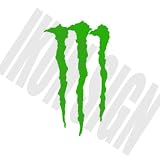 MONSTER ENERGY LOGO Vinyl Decal Sticker 6" GREEN