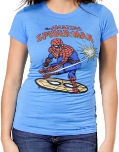 【アマゾン専用在庫★生産終了レア!】アメージングスパイダーマン★女性★ジャンクフードTシャツAmazing Spiderman Junk Food