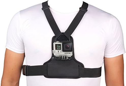 Meme Camera Accessories Chest Mount Harness for Gopro Hero Cameras, Suitable for Mountain Biking/Skiing/Snowboarding and Other Outdoor Sports