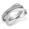 Goldmaid Damen-Ring Rhutenium 3 in Kanalfassung 925 Sterlingsilber 64 Zirkonia Me R5594S