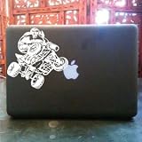ATV quad vinyl decal small 