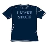 I Make Stuff - Adult Navy S/S T-Shirt For Men