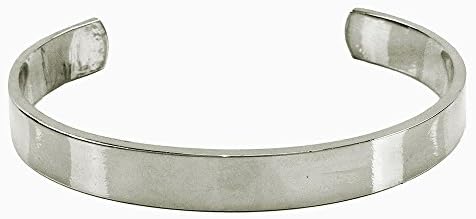 No Room For Evil Hamsa Hand Open Cuff Bracelet - Silver