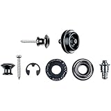 Dunlop SLS1033BK Straplok&reg; Dual Design Strap Retainer System, Black