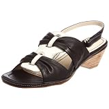 [サルバトーレ メリアーニ] バックストラップ付サンダル SM-13623 BLACK (ブラック/22.5)