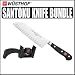 Wusthof 4183 Classic 7 Inch Hollow Edge Santoku Knife Outfit - Wusthof Knife and Scissor Sharpener Knife-Life 2 Stage
