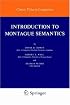 Introduction to Montague Semantics (Synthese Language Library)