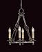 1-315-4-167 Savoy House Lighting Late Georgian Whimsical Chandelier Light