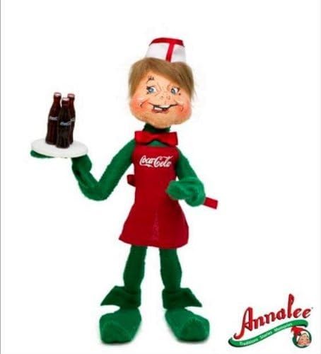 2012 Annalee Dolls 9" *Coca-cola Soda Jerk* New Christmas Series